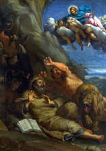 212/carracci, annibale - christ appearing to saint anthony abbot